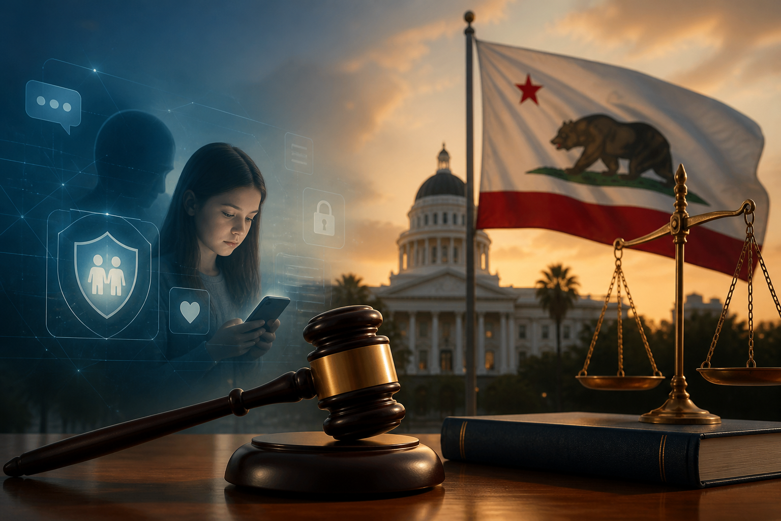 California signs sweeping child-safety rules for social media and AI