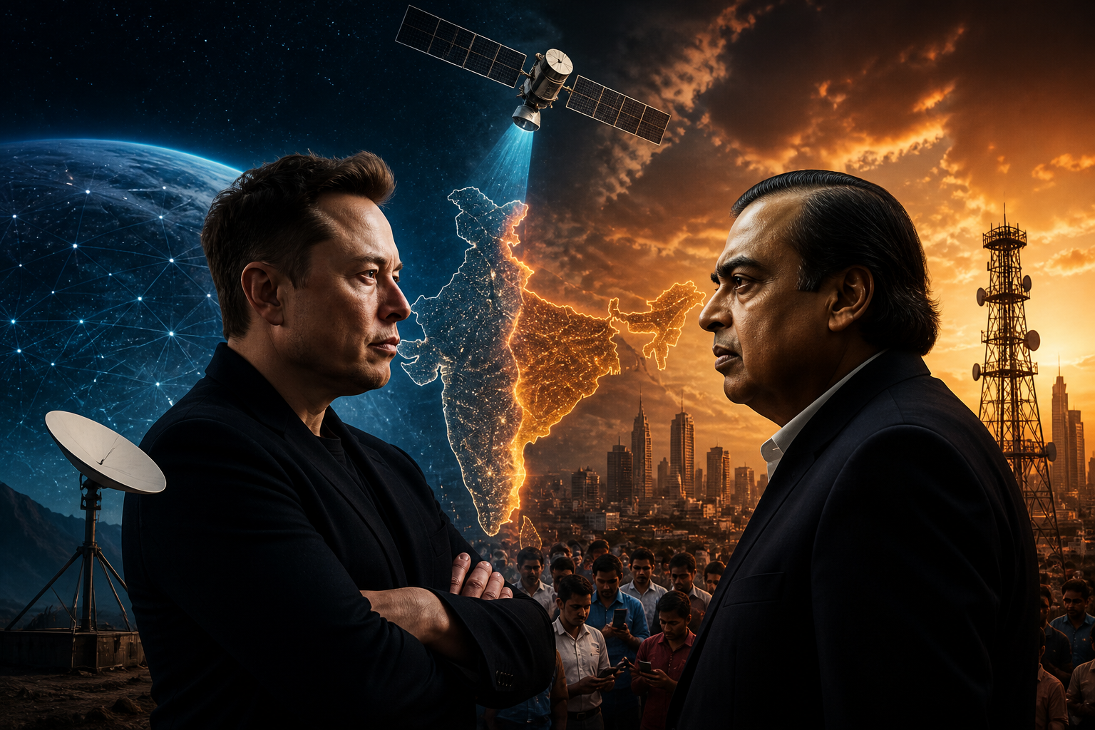 Elon Musk escalates Starlink fight with Mukesh Ambani in India